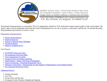 Tablet Screenshot of ecoprojects.org